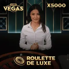 Roulette De Luxe X5000, Live-Dealer-Spiel von Live Vegas
